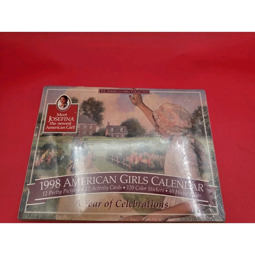 SEALED 1998 American Girl Calendar Felicity w/ 6 Posters Stickers Cards NEW HTF